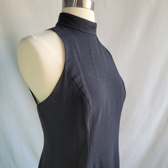 Donna Ricco New York Sleeveless Black Dress Women's Petite 6 - Picture 9 of 11